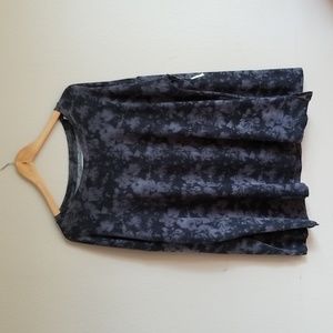 Sonoma Womens Tie Dye Long Sleeve Top